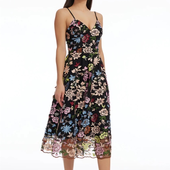 Dress the Population Maren Carnation floral dresss - size small. - Picture 2 of 7